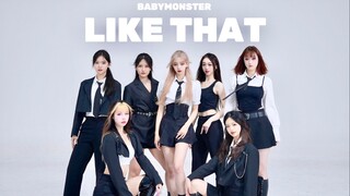 BABYMONSTER - Sân khấu ra mắt đen trắng "LIKE THAT" | Chuyển động máy quay tuyệt đẹp và điệu nhảy co