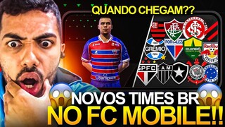 EITA! 😱 NOVOS TIMES DO BRASILEIRÃO NO FC MOBILE 🇧🇷🤯 | EVENTO DA CHAMPIONS LEAGUE COM DATA REVELADA 🔥