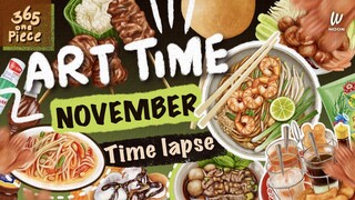 วาดของกินและของใช้ไทย…ลายเส้นเรียบง่าย แต่เต็มไปด้วยความอบอุ่น🥰 | Digital Painting✨️