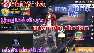 [garena free fire] #099 đặt trước thẻ vô cực hàn triệu game thủ bị lừa, cú lừa triệu view