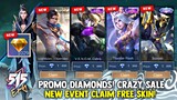 PROMO DIAMONDS EVENT IS BACK! ANOTHER FREE SKIN AGAIN AND REWARDS! NEW EVENT | MOBILE LEGENDS 2022