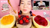 ASMR STRAWBERRY & MANGO CHEESECAKE, BLACK FOREST | with @Mich Love Eat ASMR