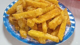 khoai lang chiên món ăn vặt ngon chế biến đơn giản