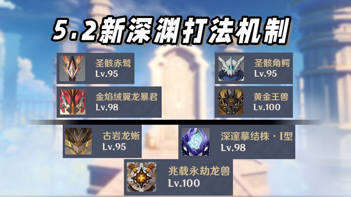 The difficulty of the new abyss in 5.2 has increased, and it may be the abyss with the most painful 