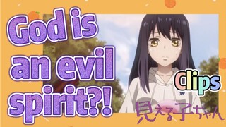 [Mieruko-chan]  Clips | God is an evil spirit?!