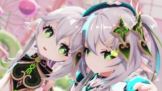 [Genshin Impact MMD]🥰Ganda🌿🌿, gandakan kelucuannya~💚—jatuhkan permen pop[Naxida]