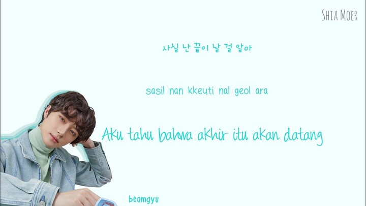TXT Blue Hour '5 시 53 분 의 하늘 에서 발견 한 너와 나' Han/Rom/Ina Color Coded Lyrics Lirik Terjemahan Indonesia