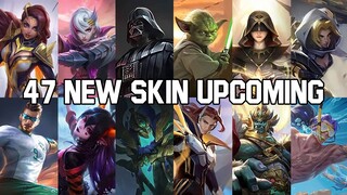 47 NEW SKIN UPCOMING MOBILE LEGENDS (Starwars Skin & Lunox Skin) - Mobile Legends Bang Bang