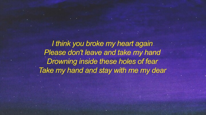 I think you broke my heart again 💔