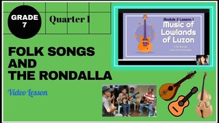 Folk Songs and the Rondalla | Grade 7 Music | Quarter 1 | CJSsaem