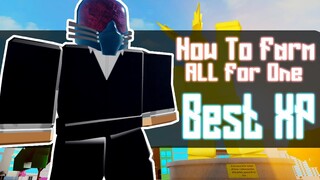 Fastest Way To Farm XP | How To Farm All For One | Boku No Roblox | Noclypso