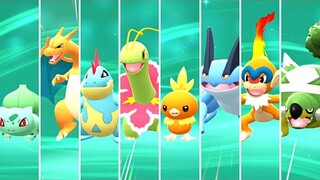 Pokémon Brilliant Diamond & Shining Pearl - All Starters Evolutions (HQ)