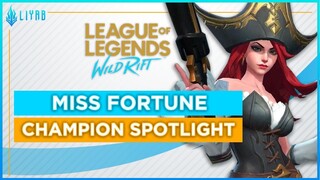 League of Legends: Wild Rift Alpha Test --- Miss Fortune Champion Spotlight