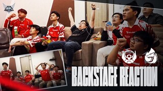 STARLEST DI BACKSTAGE, MAKA KEMENANGAN DI TANGAN 😎 - Backstage Reaction vs Aura Fire