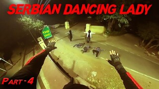 Serbian Dancing Lady Part 4 | Indian Parkour  |  Dancing Lady | Horror pov @Flyingmeenaboi