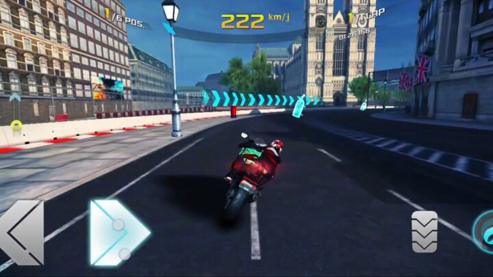 balapan di London. asphalt 8.