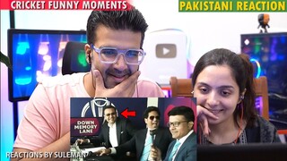 Pakistani Couple Reacts To Cricket Most Funny Moments | Unseen & Crazy