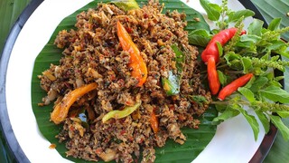 ผัดเผ็ดกบนาสูตรเด็ด ไม่คาวจ้า