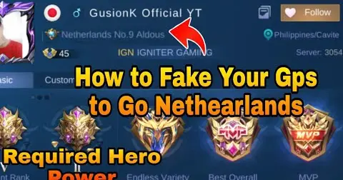 How To Fake Your Gps Location I Required Hero Power In Netherlands Mobile Legends 21 Bilibili How To Fake Your Gps Location I Required Hero Power In Netherlands Mobile Legends 21 Bilibili