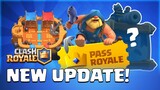 Clash Royale: July Update Reveal! Season 1 Gameplay | Pass Royale | New Card | TV Royale