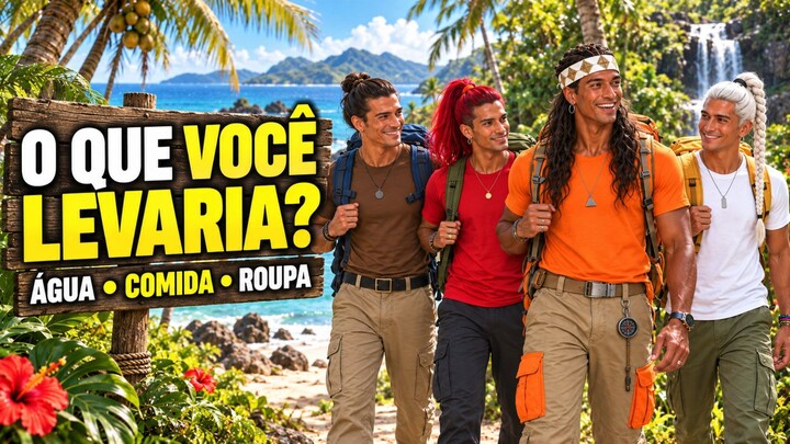 O que você levaria água, comida roupa