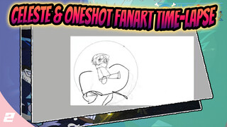 Fanart Time-lapse | Celeste & OneShot Crossover_2