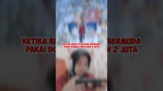 KETIKA RUOK FF RATAIN BERMUDA PAKAI DOUBLE SHOTGUN 2 JUTA
