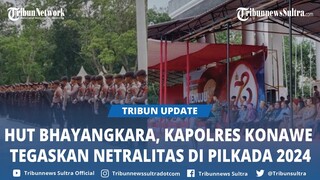 Hari Bhayangkara ke-78, Kapolres Konawe Tegaskan soal Netralitas dan Kamtibmas Jelang Pilkada 2024