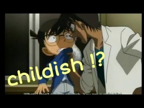 Conan calls heiji childish..!|Detective conan|#detectiveconan #conan_heiji