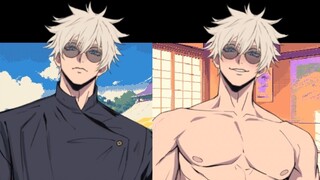 Gojo Satoru falls in love with you, but you want to drain him dry? Super exciting doujin game [Teach