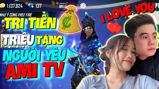 Free Fire: Cow TV Chi Tiền Triệu Tặng Người Yêu Ami TV Kim Cương, Rằn Mặt HùngAkira