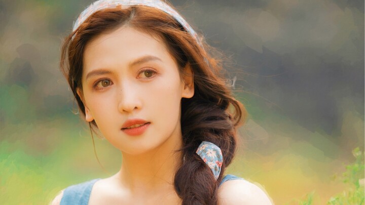 Guangxi Rural Little Switzerland | Herding Cows Turns Her Into a Painting-Perfect Girl?