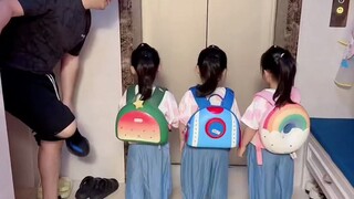 太阳升起，三胞胎爸爸的流水线又开始了……