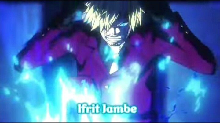 SANJI Membangkitkan Ifrit Jambe (Api Biru) vs Queen | One Piece Eps 1061