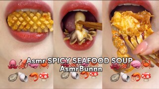 Asmr  SPICY SEAFOOD SOUP - AsmrBunnn