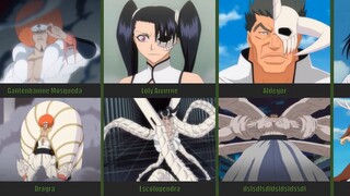 All Arrancar and Espada Resurreccions in Bleach