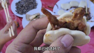 这把吃席我以为起风了，原来是大妈们带来的气场