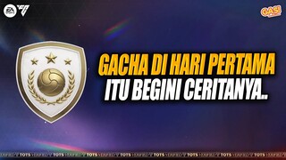 GACHA DI HARI PERTAMA ITU BEGINI CERITANYA!! #fcmobile #tots