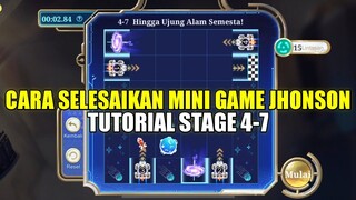 CARA MENYELESAIKAN MINI GAME JHONSON 4-7 TUTORIAL MOBILE LEGENDS