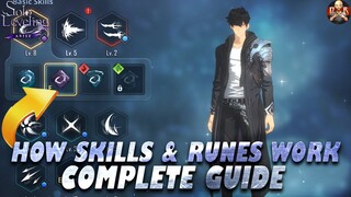 [Solo Leveling: Arise] - SKILLS & RUNES! Everything you need to know about Jinwoo & Hunters!