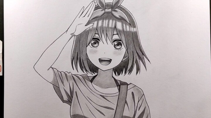 Ajari Anda cara menggambar Nakano Yotsuba