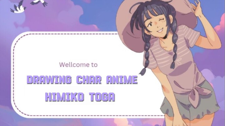 drawing char anime himiko toga