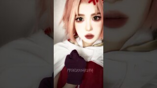 sakura haruno cosplay douyin do you like it🌸#sakura#sakuraharuno#shortvideo #cosplay #edit