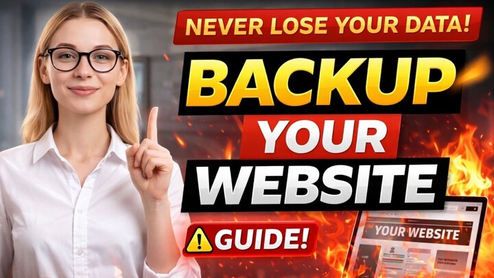 How to Backup Your Website (FULL GUIDE) 🔐 Never Lose Data Again!