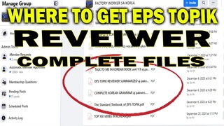 REVIEWER FOR EPS TOPIK EXAM | AJ PAKNERS