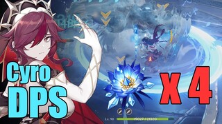 Rosaria Abyss 12(Second Half)+Full SUPPORT! - [Genshin Impact]
