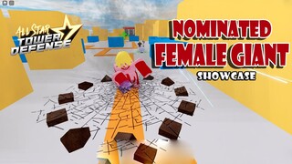 NOMINATED FEMALE GIANT (ANNIE LEONHART) SHOWCASE - ALL STAR TOWER DEFENSE