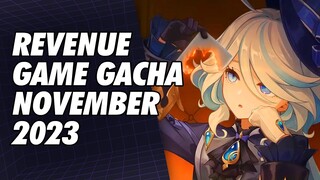 Revenue Game Gacha November 2023