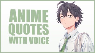 Anime Quotes With Voice | Anime Quotes