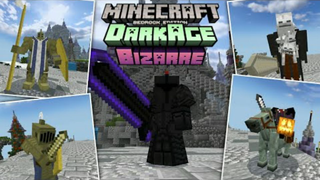 Minecraft มือถือ Addon Darkage Bizarre V.2 สิ่งมีชีวิตแห่งยุคมืด!_HD